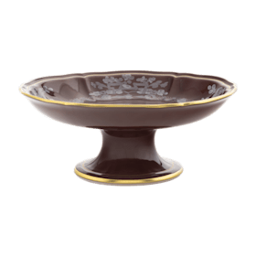 Iris-blue porcelain fruit holder | GINORI 1735